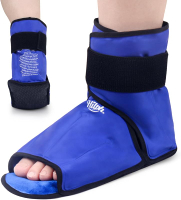 Hilph Large Foot Ice Pack Wrap for Swelling & Plantar Fasciitis Reusable Full Coverage Ankle Heels I
