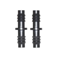 Double Barb Water Hose Connectors Barbed Straight Connector for Garden Drip Irrigation 8/11mm Hose Tubing Fitting 15 Pcs 3/8