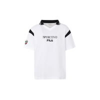 FILA #奧運系列 男短袖圓領POLO衫-白色 1POY-1503-WT