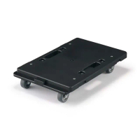 【MUJI 無印良品】縱橫皆可連接聚丙烯平台車/黑 約寬27.5x深41x高7.5 cm