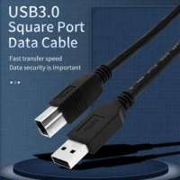 USB Printer Cable USB 3.0 Type A Male to B Male USB Cable for Canon Epson ZJiang Label USB 3.0 2.0 Scanner Printer Cord