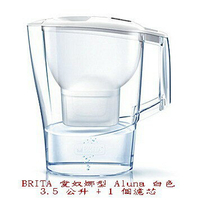大象生活館 德國Brita Aluna 3.5L愛奴娜 XL透視型 濾水壺 內含PLUS濾心1顆 公司貨附發票 濾壺