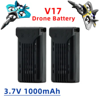 V17 Drone Lipo Battery For V17 RC Airplane Battery 3.7V 1000mAh 4DRC V17 RC Glider Spare Parts Batteries Foam Plane Accessories