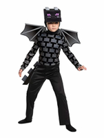 Minecraft Costume Diamond Alloy Halloween Game Outfit Childrens Role-Play Clothes cos Ender Dragon