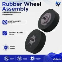 Rubber Wheel Assembly Mesin Continous Band Sealer | Continous Band Sealer FR800 FR900 Series