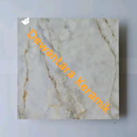Keramik Lantai Cutting Glossy 50x50 Sun Power Pandera Gold