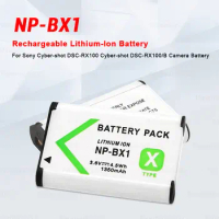 NP-BX1 Battery Npbx1 3.6V for Sony Camera Batteries RX100 AS30V HX400 WX300 X3000R DSC-RX100 RX100/B Rechargeable Cell+Charger