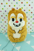 【震撼精品百貨】Chip N Dale 奇奇蒂蒂松鼠 沙包娃娃-蒂蒂 震撼日式精品百貨