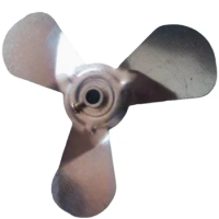 1PC Stainless steel Chimney induced draft fan blade 3/4 leaf Household Exhaust Smoke Fan impeller replacement parts
