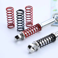 Universal Adjustable Alloy Car Interior Suspension Keychain Coilover Spring Car Tuning Part Shock Absorber Keyring For Man Gift