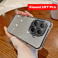 เคสโทรศัพท์, สำหรับ Xiaomi 15T Pro 15TPro Mi 15T 2025, ชุบด้วยไฟฟ้า, โปร่งใส, เคสแวววาว, Xiaomi15T X