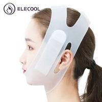 New Nano Silicone Mask Lifting V Line Shape Face Lift UP Facial Bandage Mask Cheek Chin Neck Slimming mascaras reutilizables