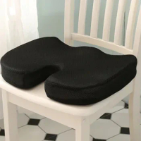 Chair Pads Car Office Cushions Home Decor for Elderly U-shaped Orthopedic Pillow Memory Foam Travel Seat Cushion