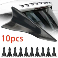 Kit Sayap Spoiler Sirip Jerung Bumbung Belakang, 10 Keping, Universal, Bumper Spoiler Bumbung Kereta