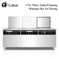 Tullker Car Parts Ultrasonic Cleaner Bath Rinse Dry Engine Oil Rust Degreasing Gear Cylinder Carburetor Ultra Sonic Clean Washer