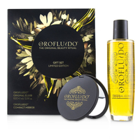 黃金密碼 Orofluido - 美髮修護精華限量版套裝: 美髮修護精華 100ml + 鏡