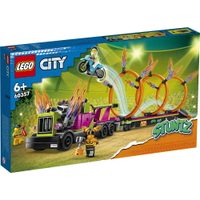 樂高LEGO 60357 City Stuntz 城市系列 特技卡車和火圈挑戰組