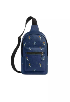 Coach West Pack With Baseball Print Deep Blue Multi CAX48