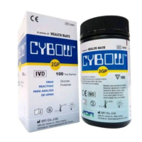 URINE STRIP 2Pที่ตรวจ ชุดตรวจCYBOWแผ่นตรวจเบา.หวาน ตรวจโปรตีนในปัสสาวะ แถบตรวจน้ำตาล น้ำตาล+โปรตีน ค