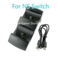 5pcs For Switch Pro Wireless Bluetooth Controller Fast Handle Charger Double For NS Switch Pro Charging Dock Station Port Base