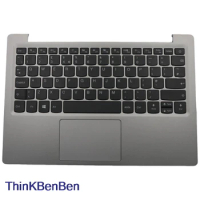 UK English Gray Keyboard Upper Case Palmrest Shell Cover For Lenovo Ideapad S130 130S 11 11IGM 120S 11IAP Winbook 5CB0R61527