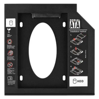 Hot Sale Hard Drive 1TB 2nd HDD Caddy SATA To SATA 2.5" SSD HDD Case For Laptop ODD DVD/CD-ROM Optibay