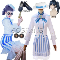 Coshome Game Identity V Cosplay Costume Airman Coordinator Martha Behamfil Cosplay Halloween Carnival Party Cosplay Costumes Hat