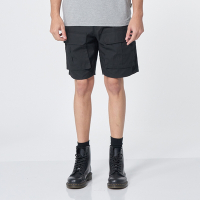 Jeep 男裝 軍風造型口袋短褲-黑