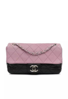 Chanel Pre-Loved  Mini Flap Bag Classic Double Flap  and Black Lambskin Leather