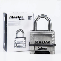 Master Lock 1174D Combination Lock Series Stainless Steel Anti-theft Waterproof Padlock Home Dormitory Outdoor Combination Lock