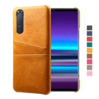 Retro PU Leather Cover Funda On The For Sony Xperia 5 II Coque Card Slots Wallet Phone Case For Sony Xperia5 II 6.1" 2020 Capa
