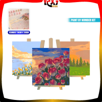 [COD] IG A110 Paint By Number Kit 20x20cm Kanvas Siap Lukis / DIY Canvas Acrylic Aesthetic / Diy Dig