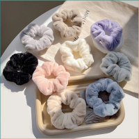Combo 2 dây cột tóc, buộc tóc lông nhung mịn scrunchies Women Chun Kim Tuyến scrunchies  coquette
