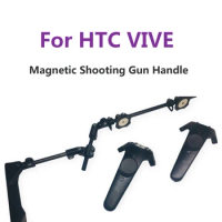 VR Game Shooting Gun Double Handle Controller Adjustable Bracket for HTC VIVE VR Headset Accessories Magnetic Gun Bracket