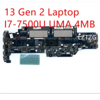 Motherboard For Lenovo ThinkPad 13 Gen 2 Laptop Mainboard I7-7500U UMA 4MB 01YT020 01HW973