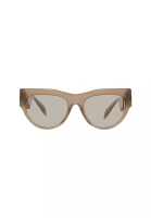 Versace Versace Women's Cat Eye Frame Brown Acetate Sunglasses - VE4440U
