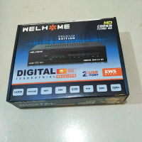 WELHOME Stb Welhome Dvb T2-02 Receiver Digital Terrestrial dengan 2 Port USB dan Fitur EWS Ready
