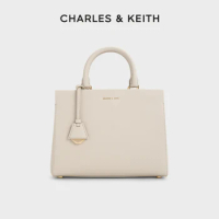 CHARLES&amp;KEITH23 Winter new CK2-50160152 Fashion commuter hand bill shoulder Kelly bag lady