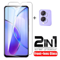 2in1 Tempered Glass Case For vivo Y17s Screen Protector For vivo Y17s Y 17 17S Y17 S 6.56inch Camera Lens Protective Film Cover