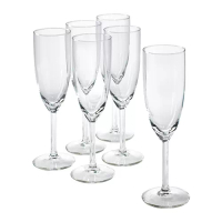 SVALKA 香檳杯, 玻璃杯, 透明玻璃