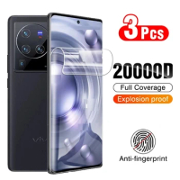 3PCS Hydrogel film for Vivo X90 X80 X70 X50 X60 Pro Plus Screen Protector For Vivo IQOO 10 9 8 Pro S12 S15 V21 Soft Not Glass