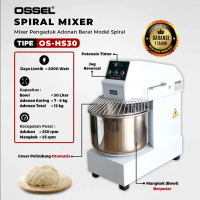 OSSEL Spiral Mixer Spiral 30 Liter Mixer Heavy Duty Adonan Roti Kue OS-HS30 OSSEL