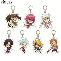 Móc khoá Anime The Seven Deadly Sins Acrylic Keychain Meliodas Elizabeth Diane Ban Gowther Merlin Th