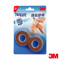 3M Nexcare 膚色通氣膠帶透氣膠帶17004 (半吋2捲入)