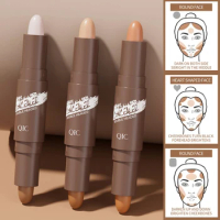Double End Concealer Stick Contour Sticks Creamy Face Shaping Stick Color Corrector Contour Highlighter Shadow Makeup Sticks