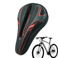 Bike Saddle Cover 3D Silicone Gel Bicycle Seat Cushion Breathable Soft Thickened Mountain Bike Seat Cycling Accessories