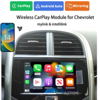 2024 Latest Apple Map Navigation CarPlay Android Auto for Chevrolet Cruze Malibu Trax Opel Adam Corsa Mokka Car Exsiting Radio