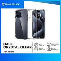 SMARTCLICK Case Spig3n Crystal Clear Stylish Tipis Transparan Aman untuk iPhone Series IPHONE 12 / 1