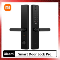 Xiaomi Smart Door Lock Pro HD Wide-Angle 1080P Camera Visual Remote Intercom Electronic Doorbell 7 Ways to Unlock NFC Unlock