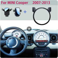 Car Phone Holder For MINI Cooper 2007-2010 2011 2012 2013 R56 2nd Gen Screen Fixed Bracket Charger Mobile Phone Mount
